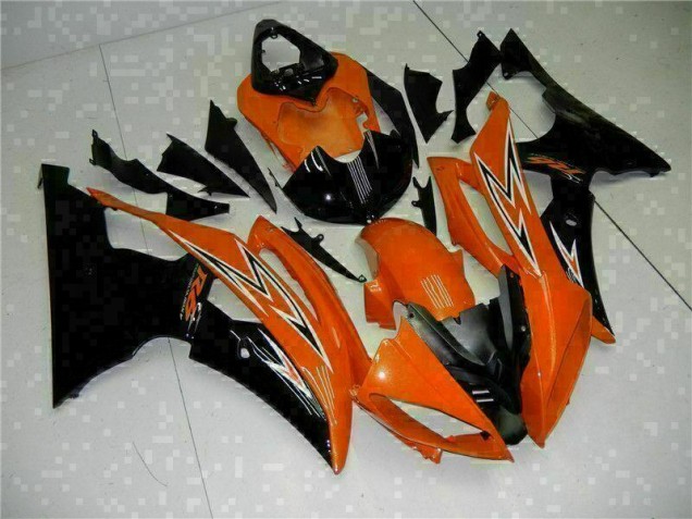 Carenado Yamaha R6 08-16 - Naranja Negro Carenado Yamaha R6 08-16 - Naranja Negro