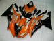 Carenado Yamaha R6 08-16 - Naranja Negro Carenado Yamaha R6 08-16 - Naranja Negro