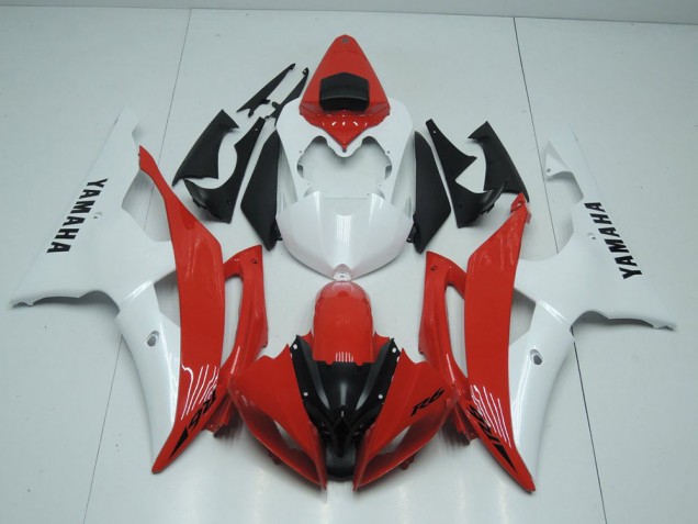 Carenado Yamaha R6 08-16 - Rojo & Blanco Perla Carenado Yamaha R6 08-16 - Rojo & Blanco Perla