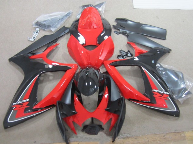 Carrocería Suzuki GSXR 600 K6 06-07 - Negro Rojo Carrocería Suzuki GSXR 600 K6 06-07 - Negro Rojo