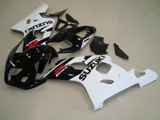 Carrocería Suzuki GSXR 750 K4 04-05 - Negro Blanco Carrocería Suzuki GSXR 750 K4 04-05 - Negro Blanco