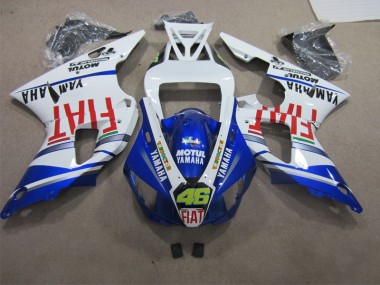 Carrocería Yamaha R1 09-11 - Azul Blanco Motul Dunlop 46