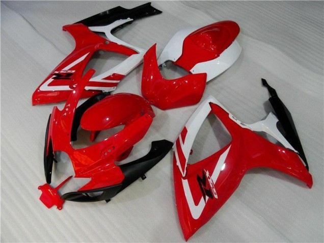 Inyección Kits Carenado Suzuki GSXR 600 / 750 K6 06-07 - Rojo Blanco Inyección Kits Carenado Suzuki GSXR 600 / 750 K6 06-07 - Rojo Blanco