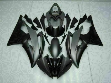 Inyección Kits Carenado Yamaha R6 08-16 - Gris Negro