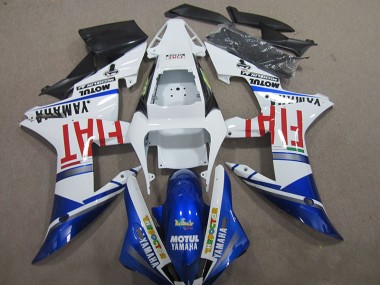 Kit ABS Carenado Yamaha R1 04-06 - Azul Blanco Motul Fiat