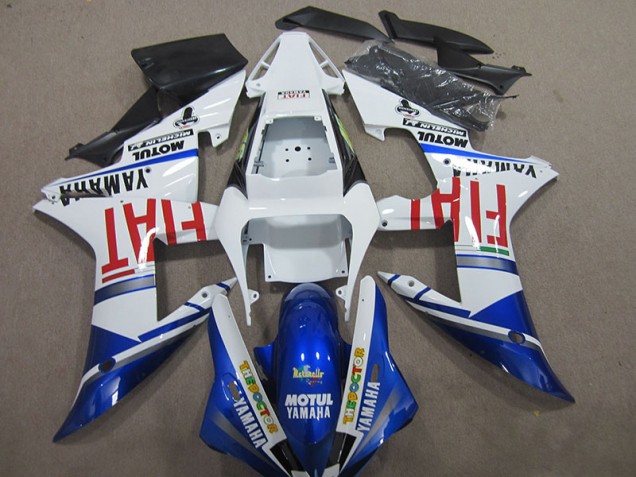 Kit ABS Carenado Yamaha R1 04-06 - Azul Blanco Motul Fiat Kit ABS Carenado Yamaha R1 04-06 - Azul Blanco Motul Fiat
