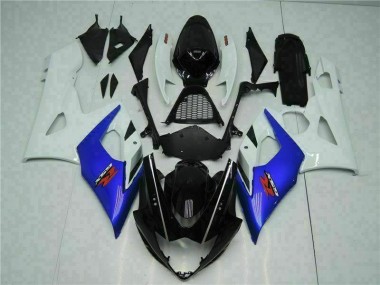 Kit Carenado ABS Completo Suzuki GSXR 1000 K5 05-06 - Azul Blanco