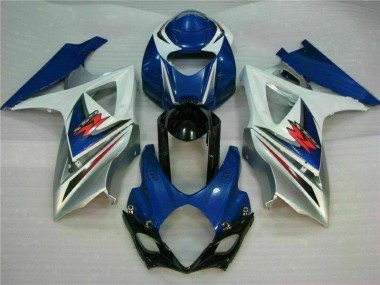 Kit Carenado ABS Completo Suzuki GSXR 1000 K7 07-08 - Azul Blanco
