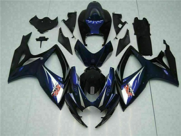 Kit Carenado ABS Completo Suzuki GSXR 600 / 750 K6 06-07 - Azul Negro Kit Carenado ABS Completo Suzuki GSXR 600 / 750 K6 06-07 - Azul Negro