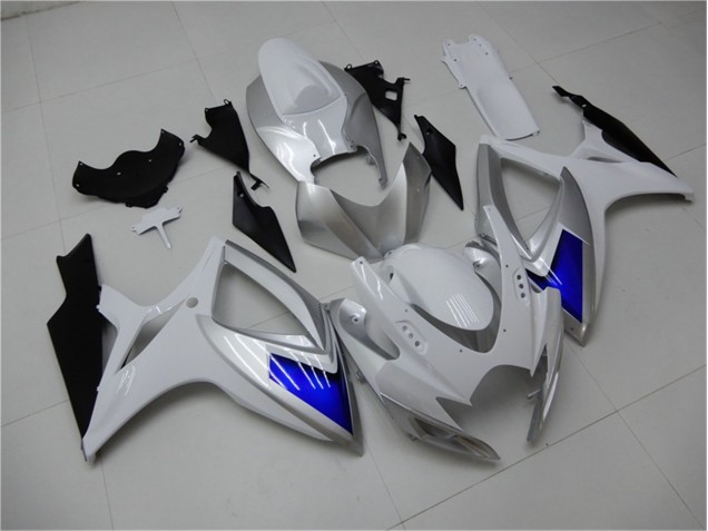 Kit Carenado ABS Completo Suzuki GSXR 600 / 750 K6 06-07 - Blanco Azul Kit Carenado ABS Completo Suzuki GSXR 600 / 750 K6 06-07 - Blanco Azul
