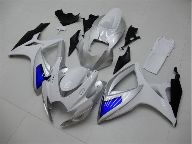 Kit Carenado ABS Completo Suzuki GSXR 600 / 750 K6 06-07 - Blanco Azul Kit Carenado ABS Completo Suzuki GSXR 600 / 750 K6 06-07 - Blanco Azul