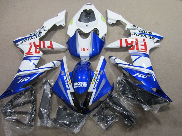 Kit Carenado ABS Completo Yamaha R1 04-06 - Azul Blanco Motul Fiat Kit Carenado ABS Completo Yamaha R1 04-06 - Azul Blanco Motul Fiat