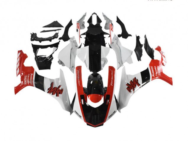 Kit Carenado ABS Completo Yamaha R1 15-19 - Rojo Blanco Kit Carenado ABS Completo Yamaha R1 15-19 - Rojo Blanco