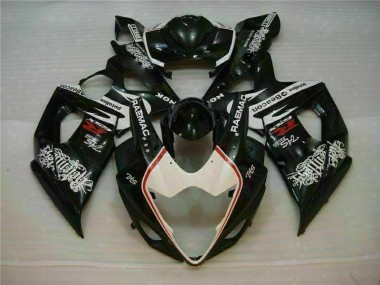 Kit Carenado Suzuki GSXR 1000 K5 05-06 - Blanco Negro