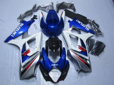 Kit Carenado Suzuki GSXR 1000 K7 07-08 - Azul Blanco
