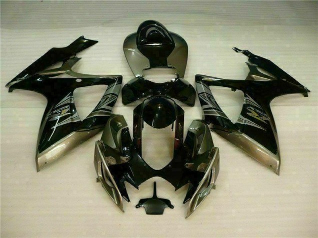 Kit Carenado Suzuki GSXR 600 / 750 K6 06-07 - Negro Gris Kit Carenado Suzuki GSXR 600 / 750 K6 06-07 - Negro Gris