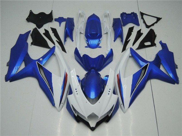 Kit Carenado Suzuki GSXR 600 / 750 K8 08-10 - Blanco Azul Kit Carenado Suzuki GSXR 600 / 750 K8 08-10 - Blanco Azul
