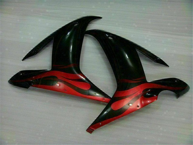 Kit Carenado Yamaha R1 02-03 - Negro Rojo Kit Carenado Yamaha R1 02-03 - Negro Rojo