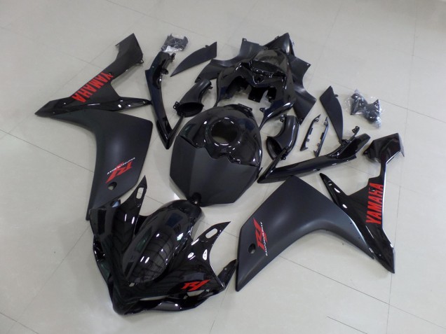 Kit Carenado Yamaha R1 07-08 - Negro Mate Rojo Kit Carenado Yamaha R1 07-08 - Negro Mate Rojo