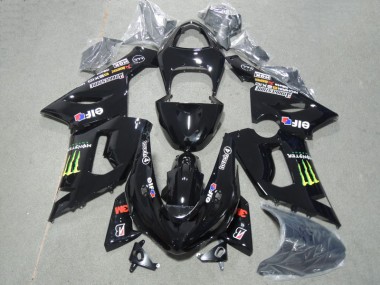 Kit Completo Carenado Kawasaki ZX6R 05-06 - 3M Touch4 Monster Negro