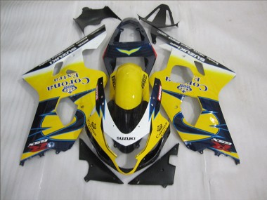 Kit Completo Carenado Suzuki GSXR 600 K4 04-05 - Amarillo Azul Corona Extra