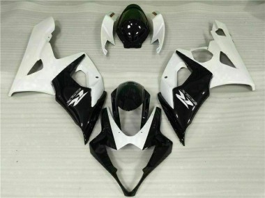 Kits Completo Carenado ABS Suzuki GSXR 1000 K5 05-06 - Blanco Negro