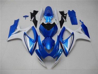 Kits Completo Carenado ABS Suzuki GSXR 600 / 750 K6 06-07 - Azul Blanco