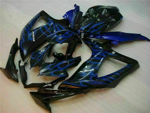 Kits Completo Carenado ABS Suzuki GSXR 600 / 750 K8 08-10 - Azul Negro