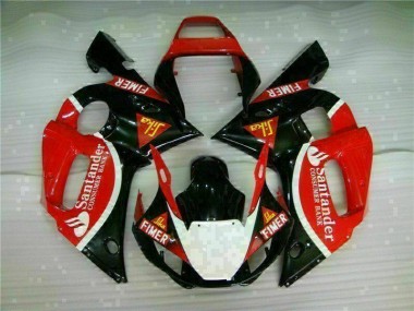 Kits Completo Carenado ABS Yamaha R6 98-02 - Rojo Negro