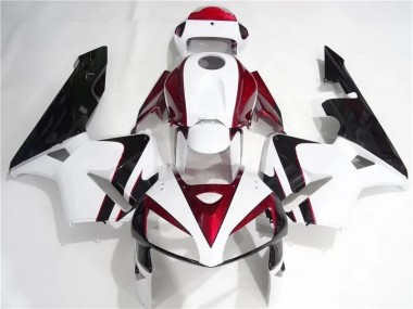 Kits Completo Carenado Honda CBR 600 RR 05-06 - Rojo Blanco Negro