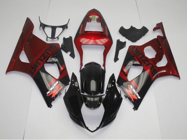 Kits Completo Carenado Suzuki GSXR 1000 K3 03-04 - Negro Rojo Kits Completo Carenado Suzuki GSXR 1000 K3 03-04 - Negro Rojo