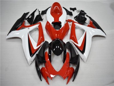 Kits Completo Carenado Suzuki GSXR 600 / 750 K6 06-07 - Rojo Negro
