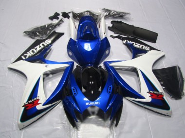 Kits Completo Carenado Suzuki GSXR 600 K6 06-07 - Azul Blanco