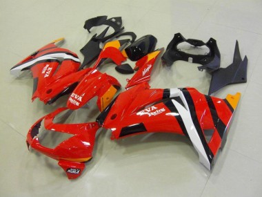 Plástica Kawasaki ZX 250R 08-12 - Rojo Negro