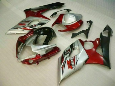 Plástica Suzuki GSXR 1000 K5 05-06 - Rojo Blanco