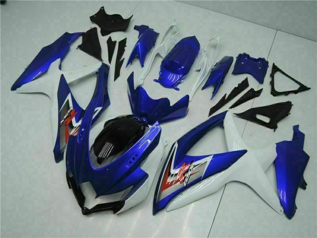 Plástica Suzuki GSXR 600 / 750 K8 08-10 - Azul Blanco Plástica Suzuki GSXR 600 / 750 K8 08-10 - Azul Blanco