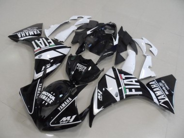 Plástica Yamaha R1 09-11 - Negro Blanco Fiat