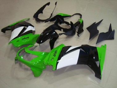Plástico Kawasaki ZX 250R 08-12 - Verde Blanco Negro