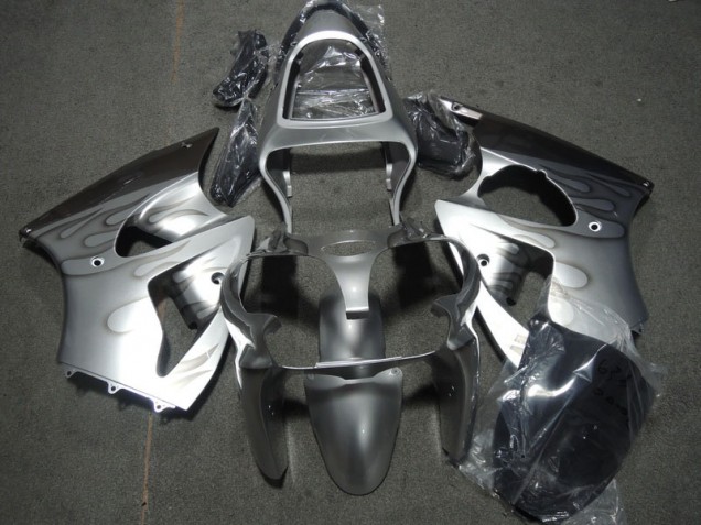 Plástico Kawasaki ZX6R 00-02 - Plata Llama Plástico Kawasaki ZX6R 00-02 - Plata Llama