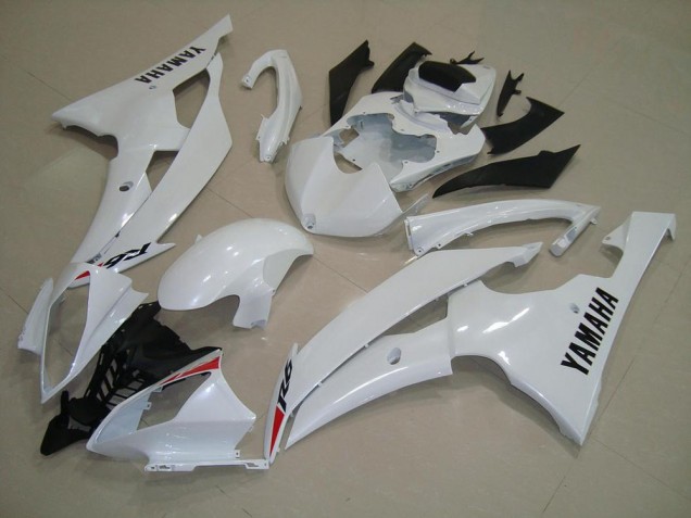 Plástico Yamaha R6 08-16 - Blanco Perla Plástico Yamaha R6 08-16 - Blanco Perla